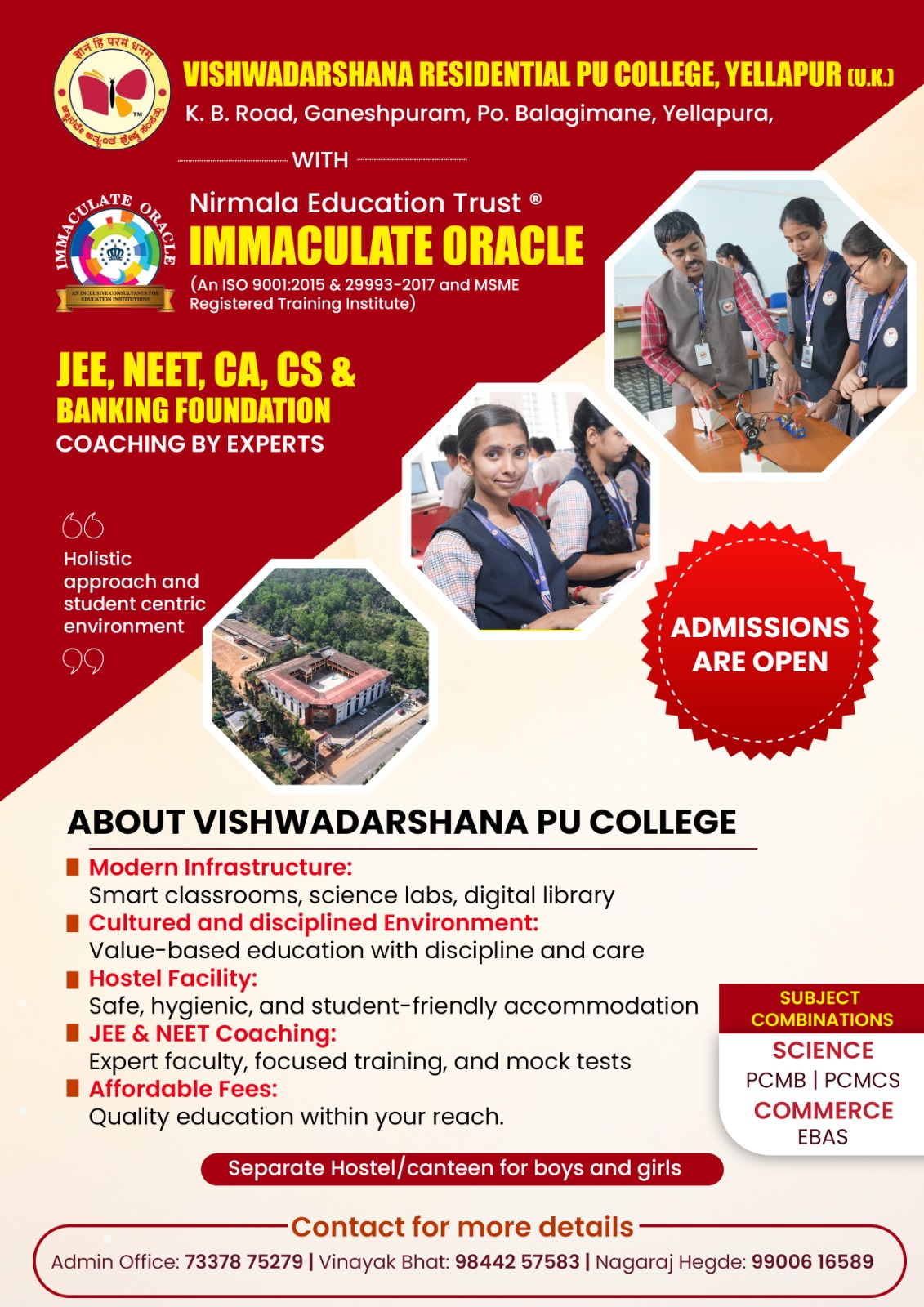 ADMISSION OPEN